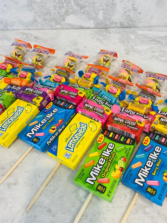 Candy Kabobs Candy American Candy Candy Jar Candy Box Etsy