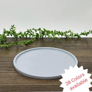 Sottovaso minimalista per piante grasse: vassoio antigoccia poco profondo per piante grasse