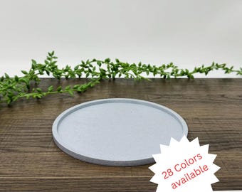 Minimalist Plant Saucer: Shallow Succulent Planter Drip Tray