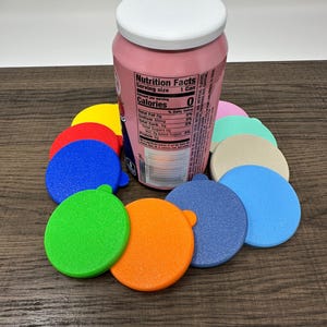 Protect Your Beverage with Snap-On Can Lids – Grab a 6 Pack Today!