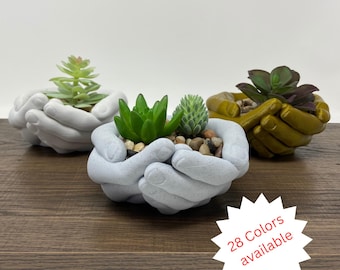 Hands Planter - Hand Bowl - Storage Tray - Organizer - Hands Plant Pot - Jewelry Holder