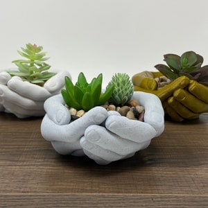 Hands Planter - Hand Bowl - Storage Tray - Organizer - Hands Plant Pot - Jewelry Holder