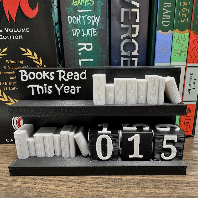 Books Read Counter Blocks - Etsy