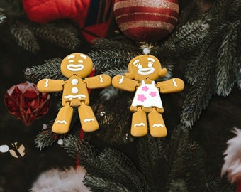 Gingerbread Man Christmas Tree Ornament