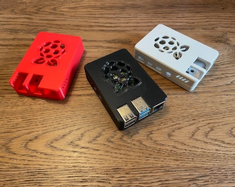 Raspberry Pi 4 Lightweight Snap Case, Eco-Friendly PLA, Compact SBC Enclosure with Ventilation Openings, Access to Ports & SD Slot