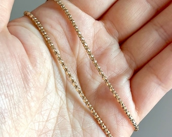 Perfect Jewelry Gift White & Yellow Rhodium over Brass 1.20mm 2 color plated Fancy Chain Perfect Jewelry Gift White & Yellow Rhodium over Brass 1.20mm 2 color plated Fancy Chain