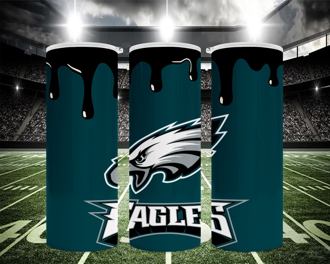 Eagles Football Tumbler Full Wrap Sublimation Tumbler  Etsy