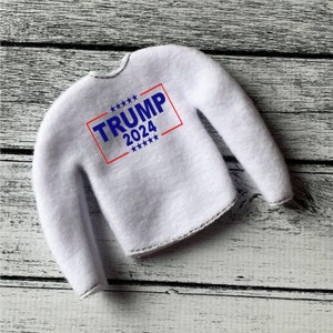 Trump 2024 Trump For President Elf Sweater