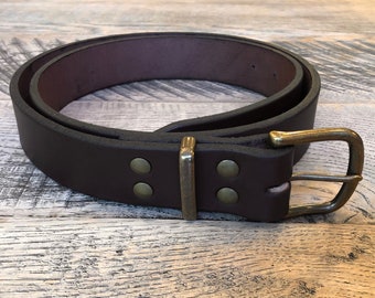 Wide Leather Belt | Etsy