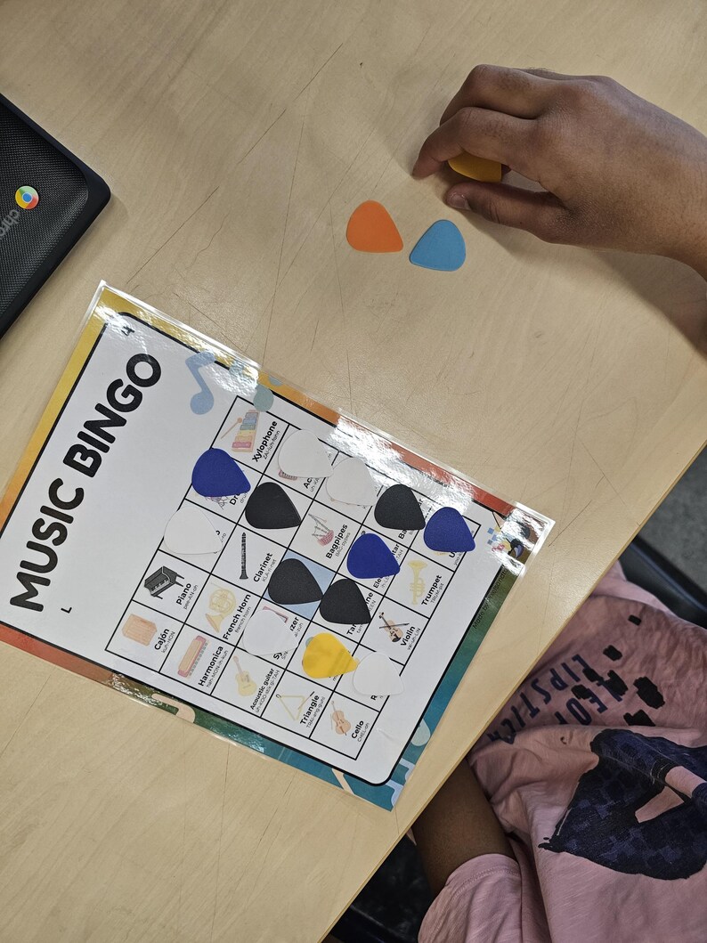 Music Instrument Bingo Printable | Fun Classroom Game | 15 Unique Boards for KS2 & Elementary Music image 10