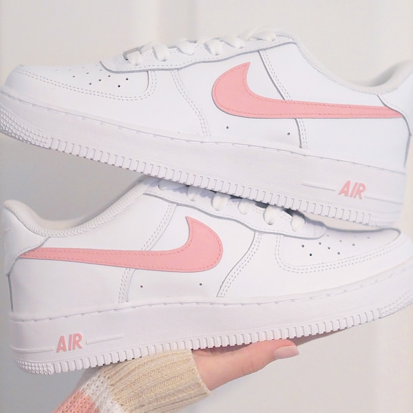 Pink Custom Nike Air Force 1 Low Womens/Girls | Custom AF1 Sneakers | Handpainted Shoes