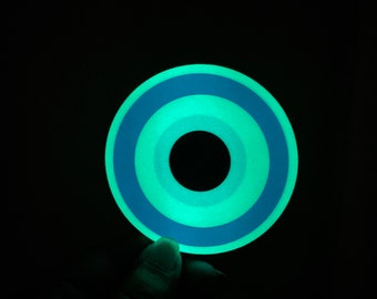 Evil Eye Glow-in-the-Dark Sticker l Vinyl Waterproof Sticker l Blue Eye l Protection Sticker