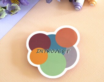 Introvert l Vinyl Waterproof Sticker