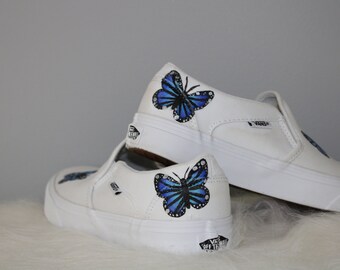 vans with butterfly and cherry
