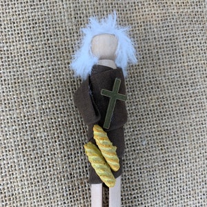 St. Mary of Egypt Wooden Doll Ornament