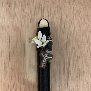 St. Gemma Galgani Wooden Doll Ornament