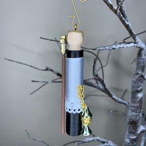 Altar Server / Acolyte Wooden Doll Ornament