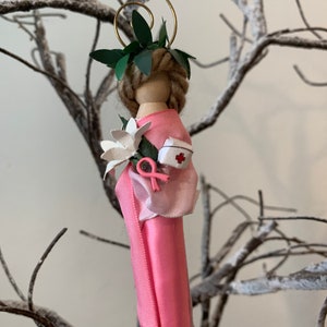 Houten poppenornament Sint-Agatha