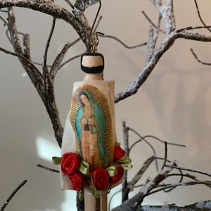 St. Juan Diego Wooden Doll Ornament