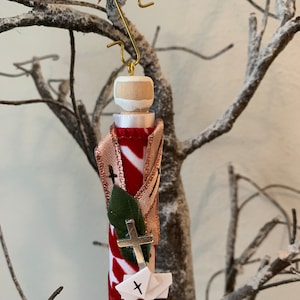 St. Ignatius of Antioch Wooden Doll Ornament