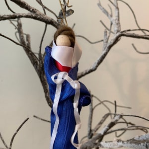 Our Lady Undoer of Knots Wooden Doll Ornament