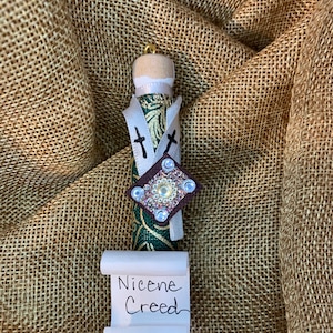 St. Athanasius Wooden Doll Ornament