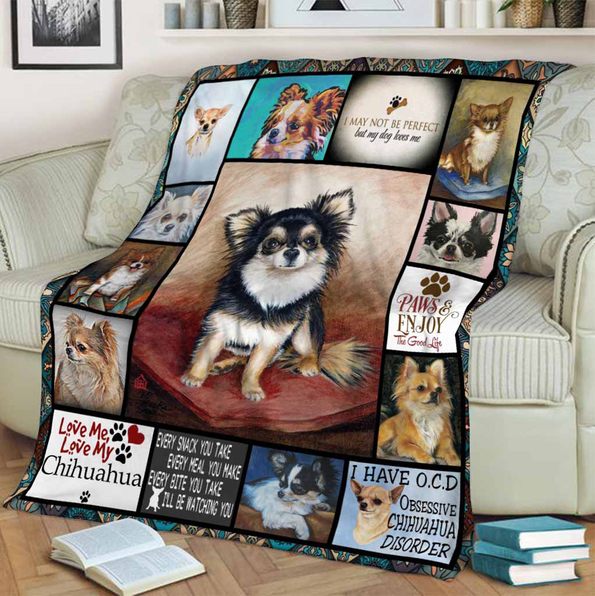 Cute Chihuahua BlanketMink BlanketFleece BlanketSherpa Etsy