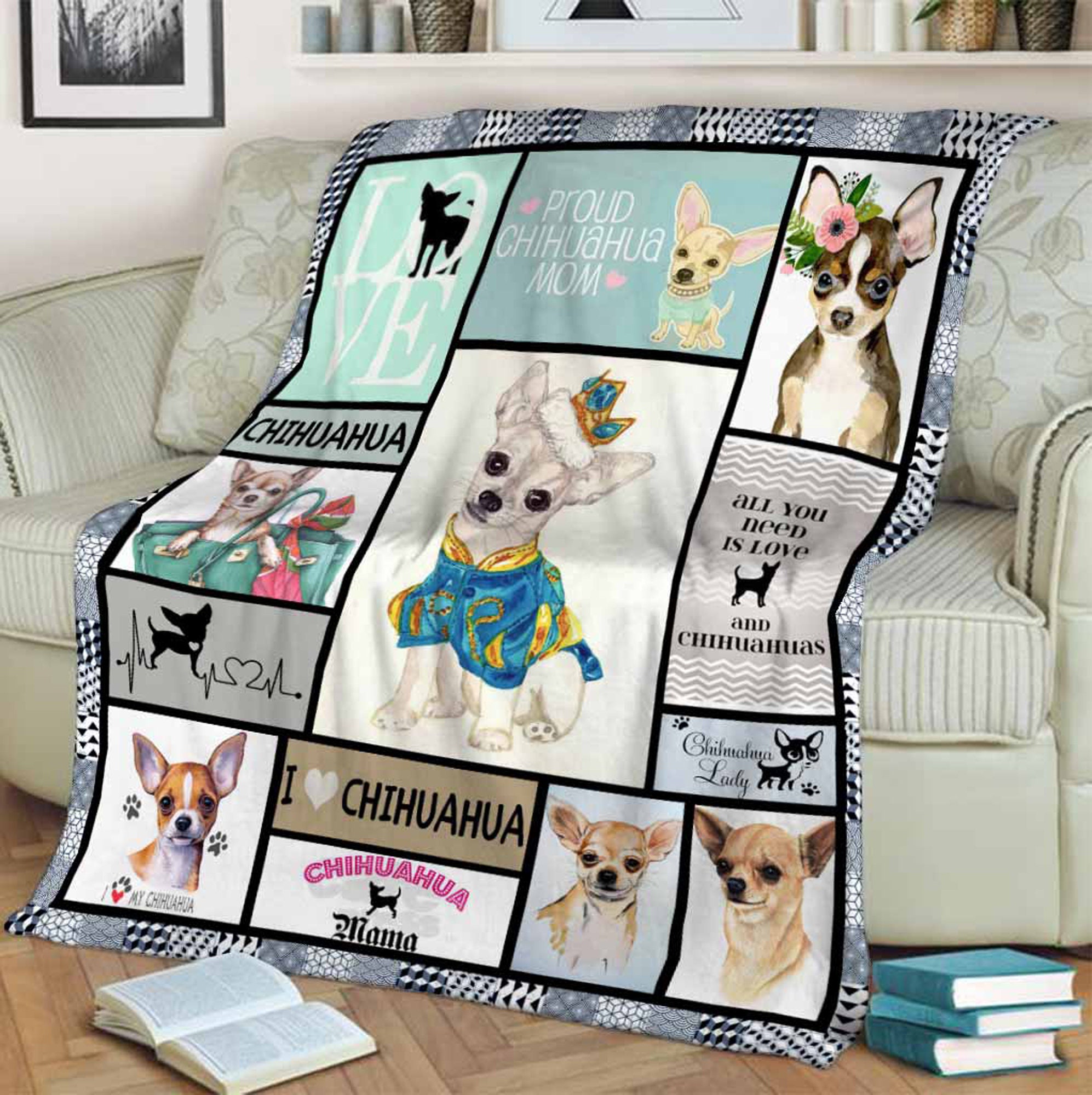 Cute Chihuahua BlanketMink BlanketFleece BlanketSherpa Etsy