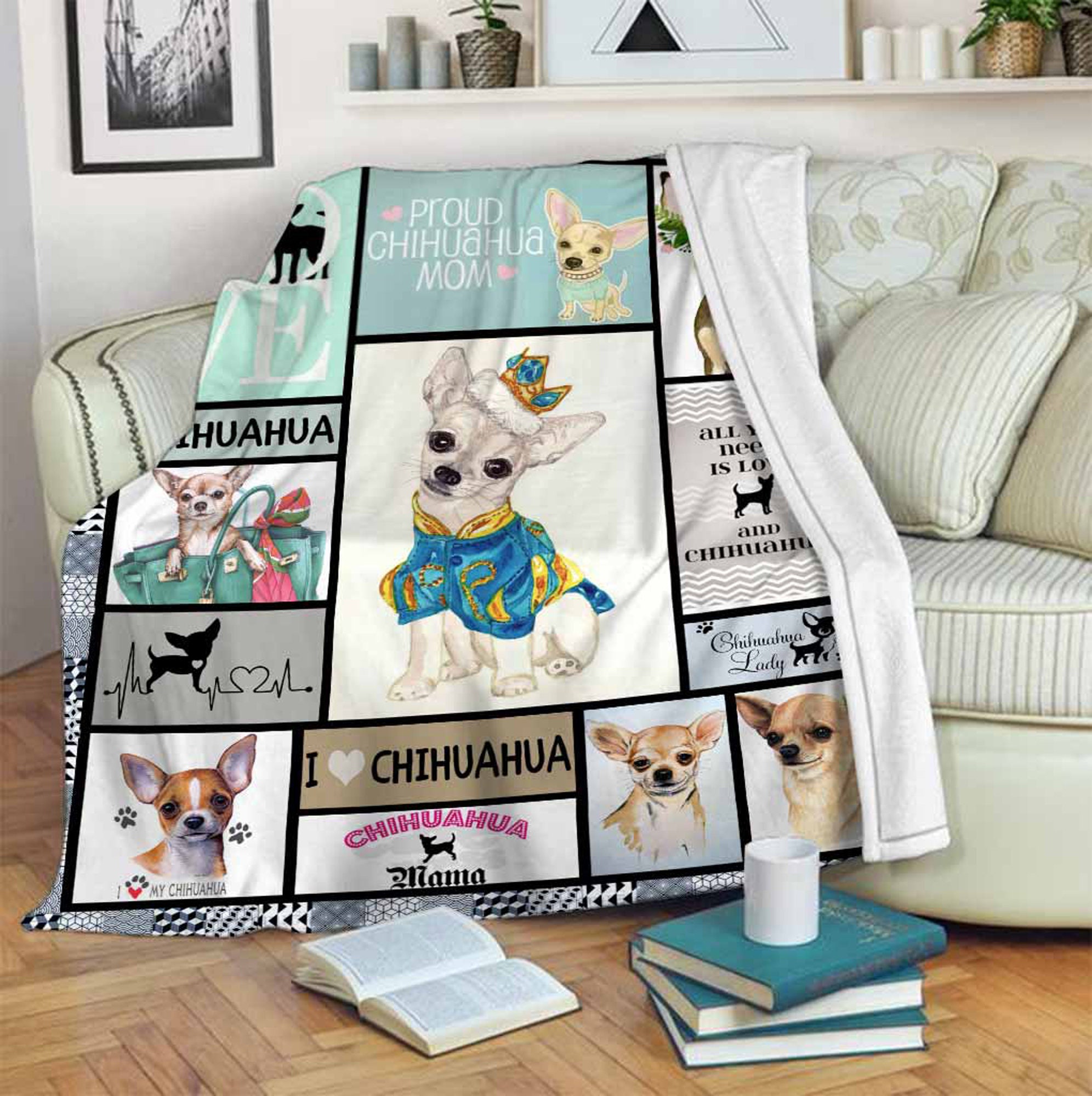 Cute Chihuahua BlanketMink BlanketFleece BlanketSherpa Etsy