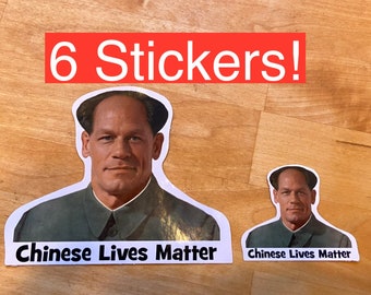 6 Stickers - Chinese Lives Matter Sticker