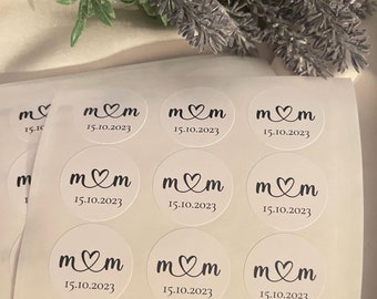 Custom Wedding Stickers: Personalized Initial Favor Seals