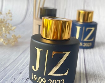 Custom House Perfume Party Favor, Engagement Decoration, Empty Reed Diffuser Bottle