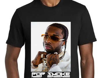Pop Smoke T Shirt Etsy Pop Smoke T Shirt Etsy