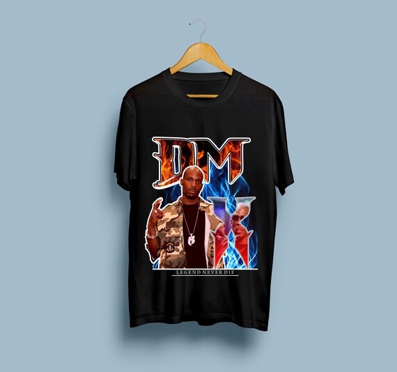 Black T-shirt With DMX Graphic Print 