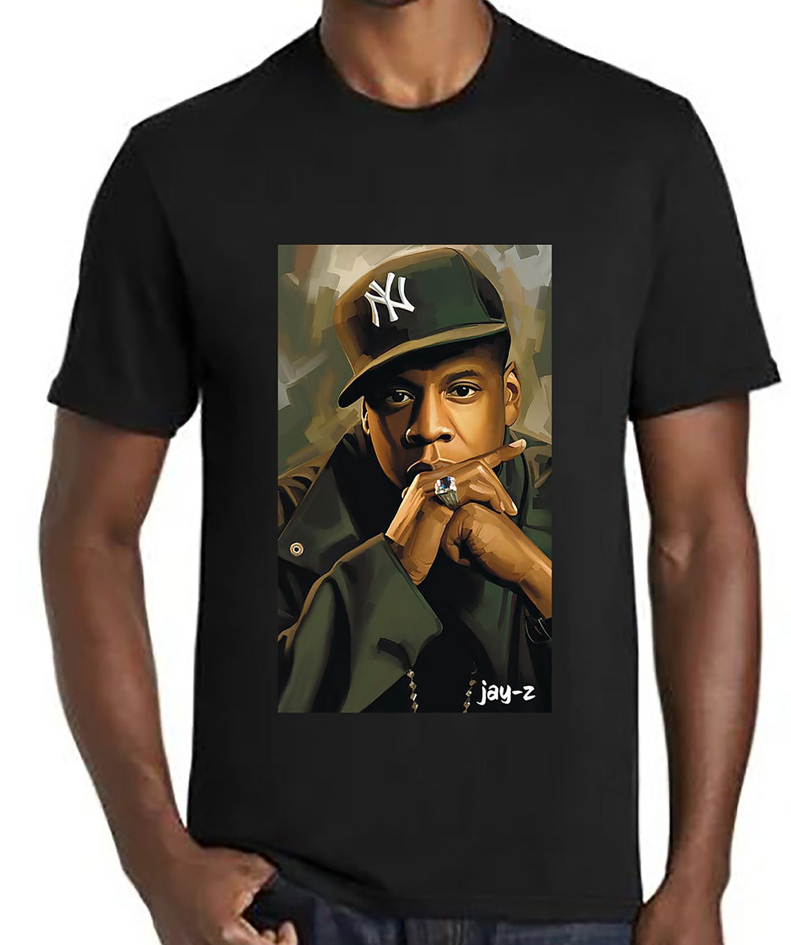 Jayz Hov Fitted Tshirt Tee Shirt Top High Quality Print Etsy