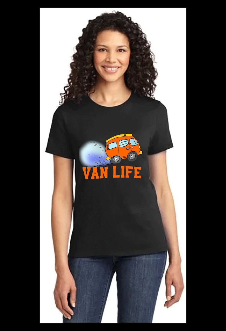 Van Life T-shirt Tee Shirt Top High Quality print unisex Fit