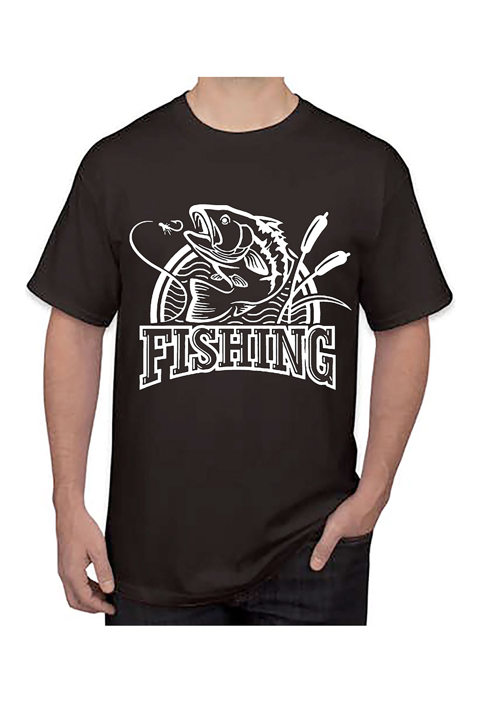 Graphic Fishing T-shirt Tee Shirt Top High Quality print | Etsy