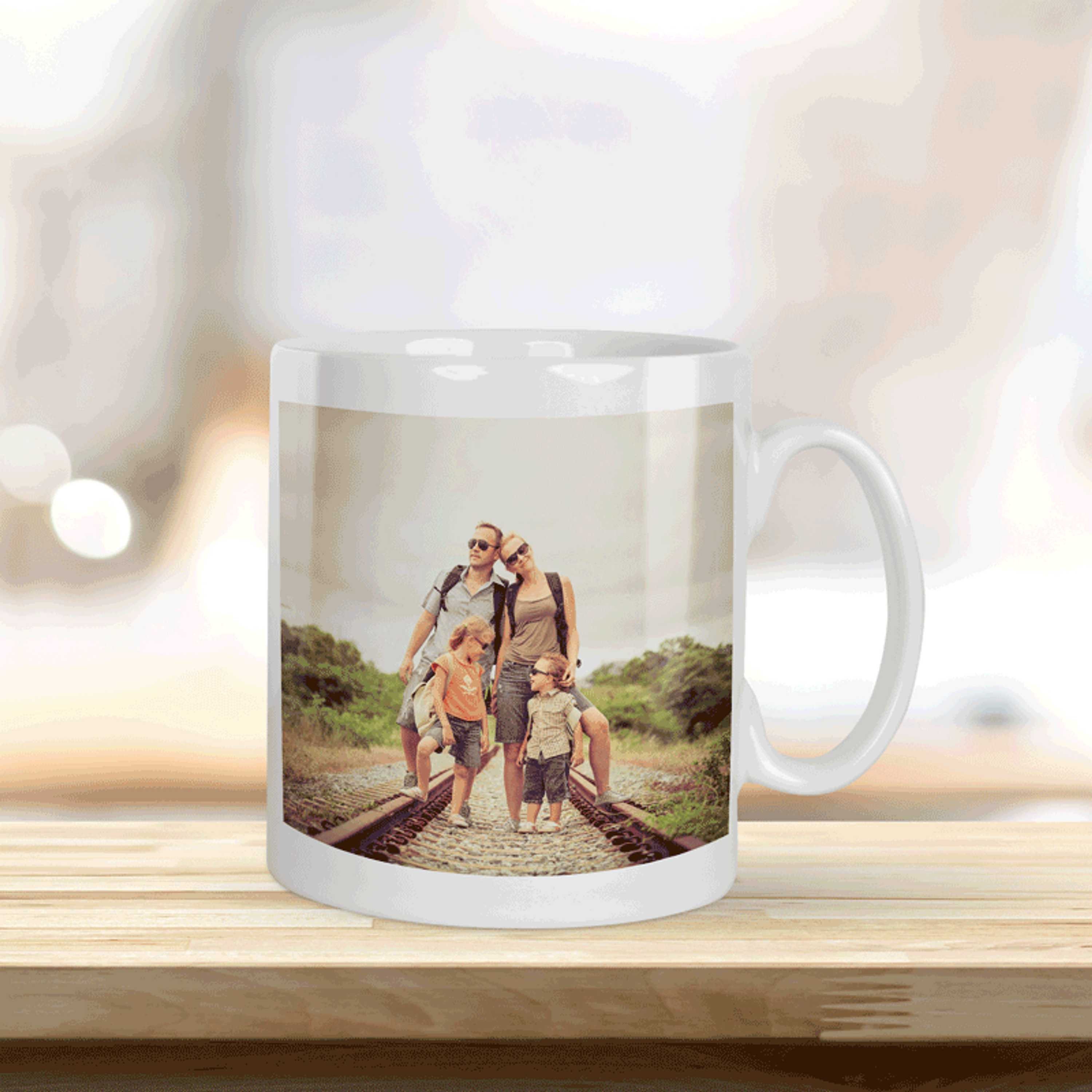 Kaffeebecher mit foto
