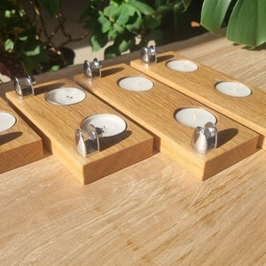 Glass Display Stands | Premium Tealight Clamp Stand - Stand in Multiple Lengths 10-25cm
