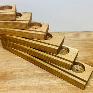 Glass Display Stands | Tealight Display Stand - Stand in Multiple Lengths 5-30cm