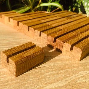 Slender Variety Bundle | Oak Glass Display Stands - Available in Multiple Sizes