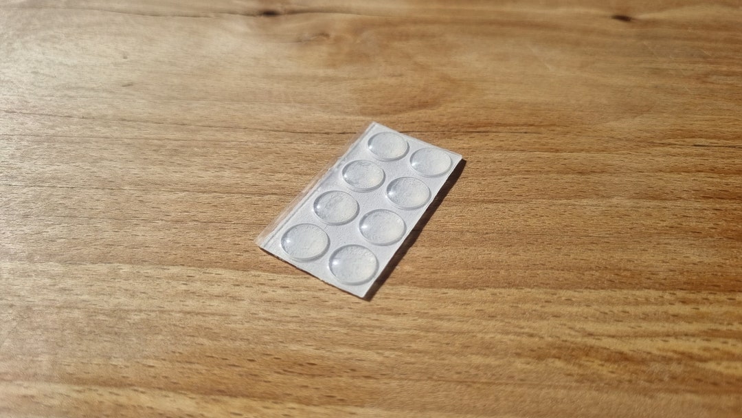 Clear Rubber Pads 8x2mm Self Adhesive Anti Slip Soft Door Etsy