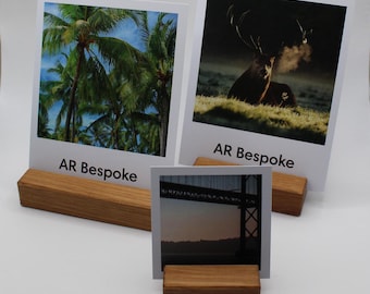 Portafotos de madera Soporte de fotos de madera Roble