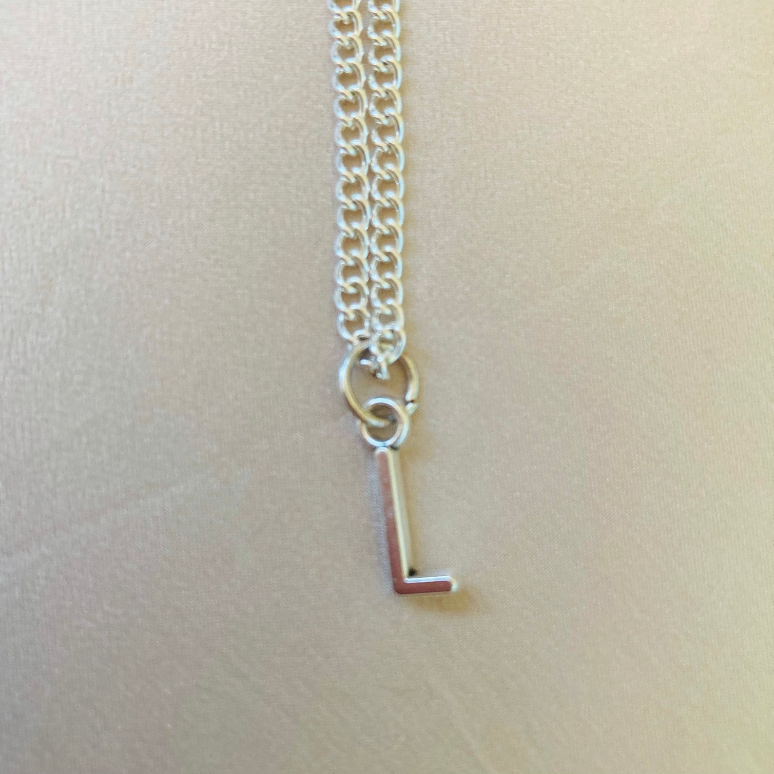 Letter Necklace Etsy