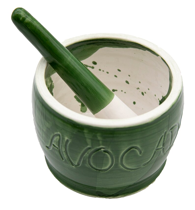 Guacamole Bowl. Mortar & Pestle Set Medium Size 1.5 Cups Etsy
