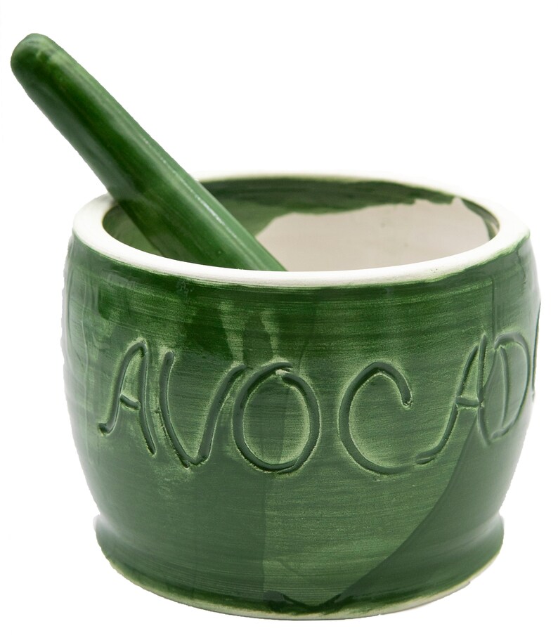 Guacamole Bowl. Mortar & Pestle Set Medium Size 1.5 Cups Etsy