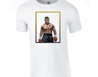 Cartoonised Boxing Legend Mike Tyson Tee for Men
