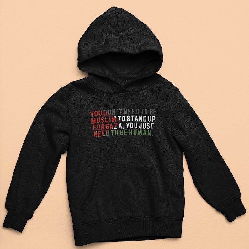 Palestine Hoodie Name Design with English Meaning Hoodie for Adult Men and Women Eid Gift Ramadan Gift image 1