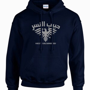 Khabib Nurmagomedov The Eagle Unisex Adult Hooded Sweatshirt Sweater Hoodie MMA Gift Blue - The Eagle G