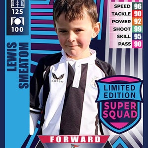 Carte cadeau personnalisée FOOTBALL pour adultes et enfants / Cadeau meilleur ami / Cadeau football / Cadeau d'anniversaire